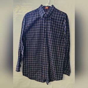 Men's Navy Checkered Shirt